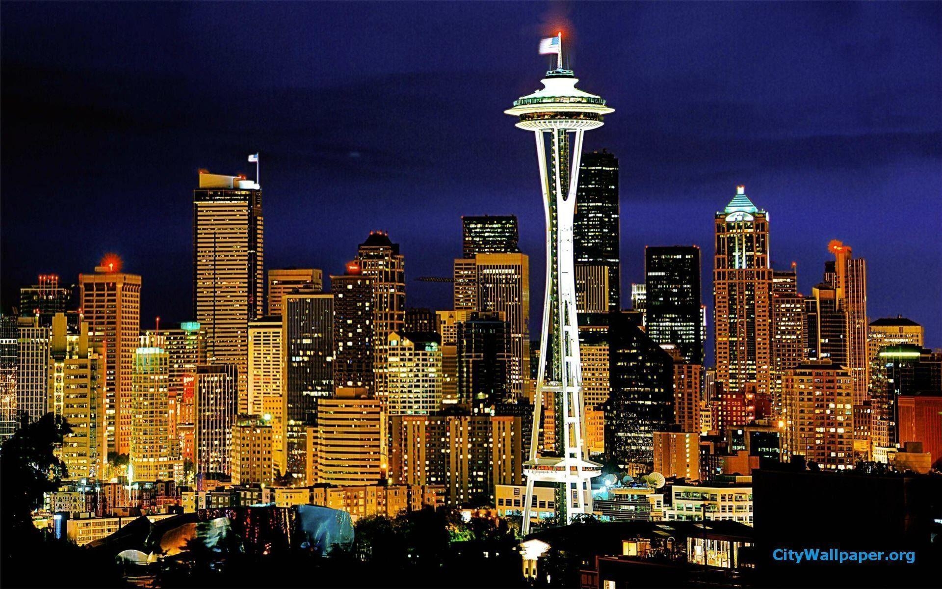 1920x1200 Seattle Skyline Wallpaper, Desktop