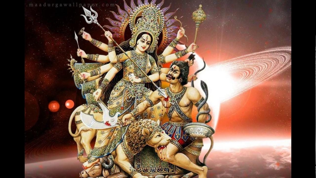 1280x720 Goddess Maa Durga Image, Maa Durga Wallpaper, Goddess Maa Durga HD photo, Ecards Video download, Desktop