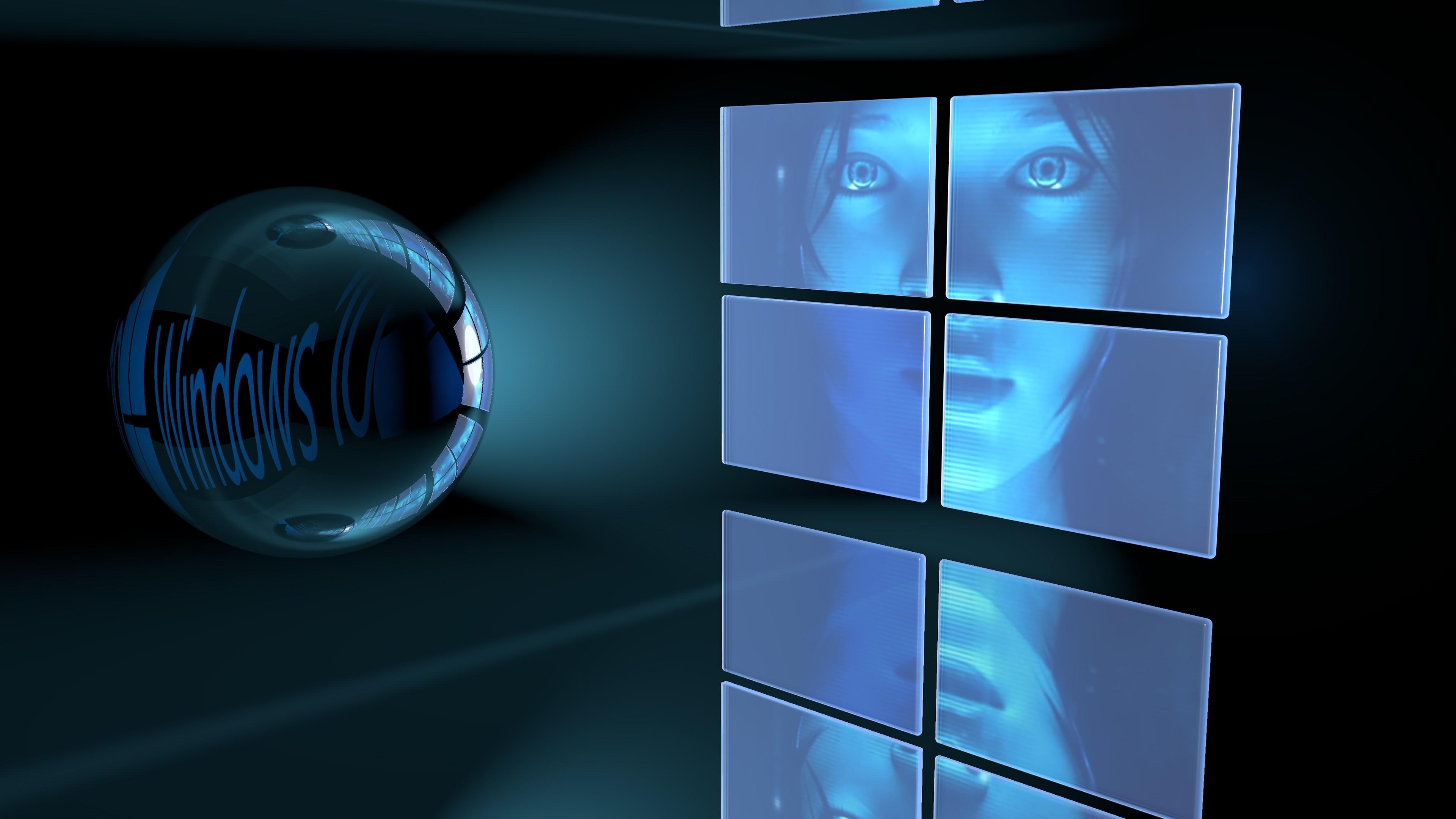 3840x2160 Cortana Wallpaper, Desktop