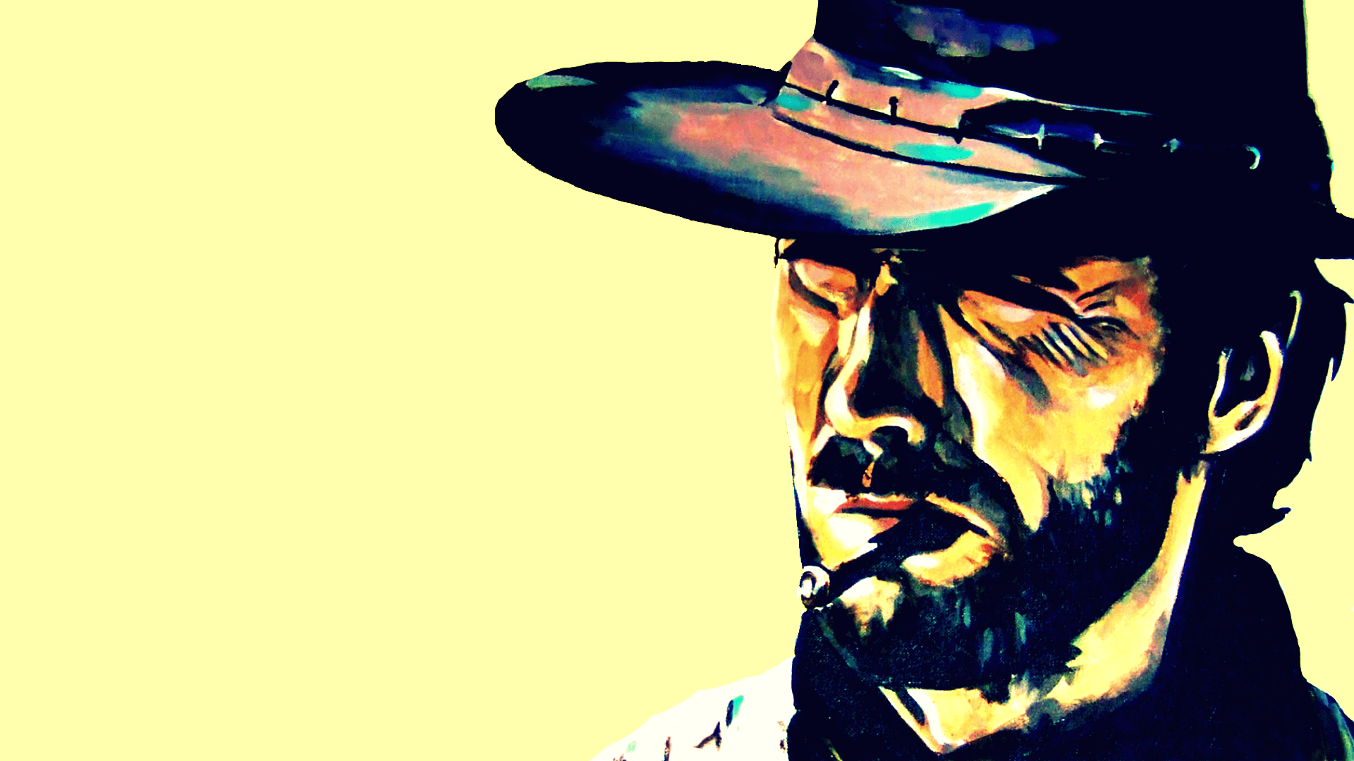 1920x1080 Clint Eastwood Fan Art Movie Posters Movies Sergio Leone The Good, Desktop