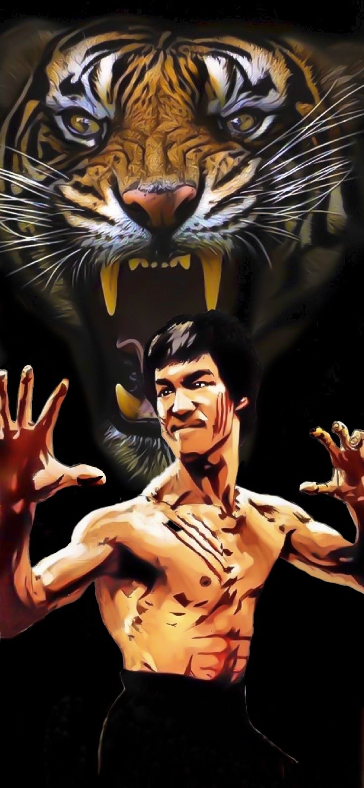 740x1600 Bruce Lee. Bruce lee art, Bruce lee, Bruce lee picture, Phone