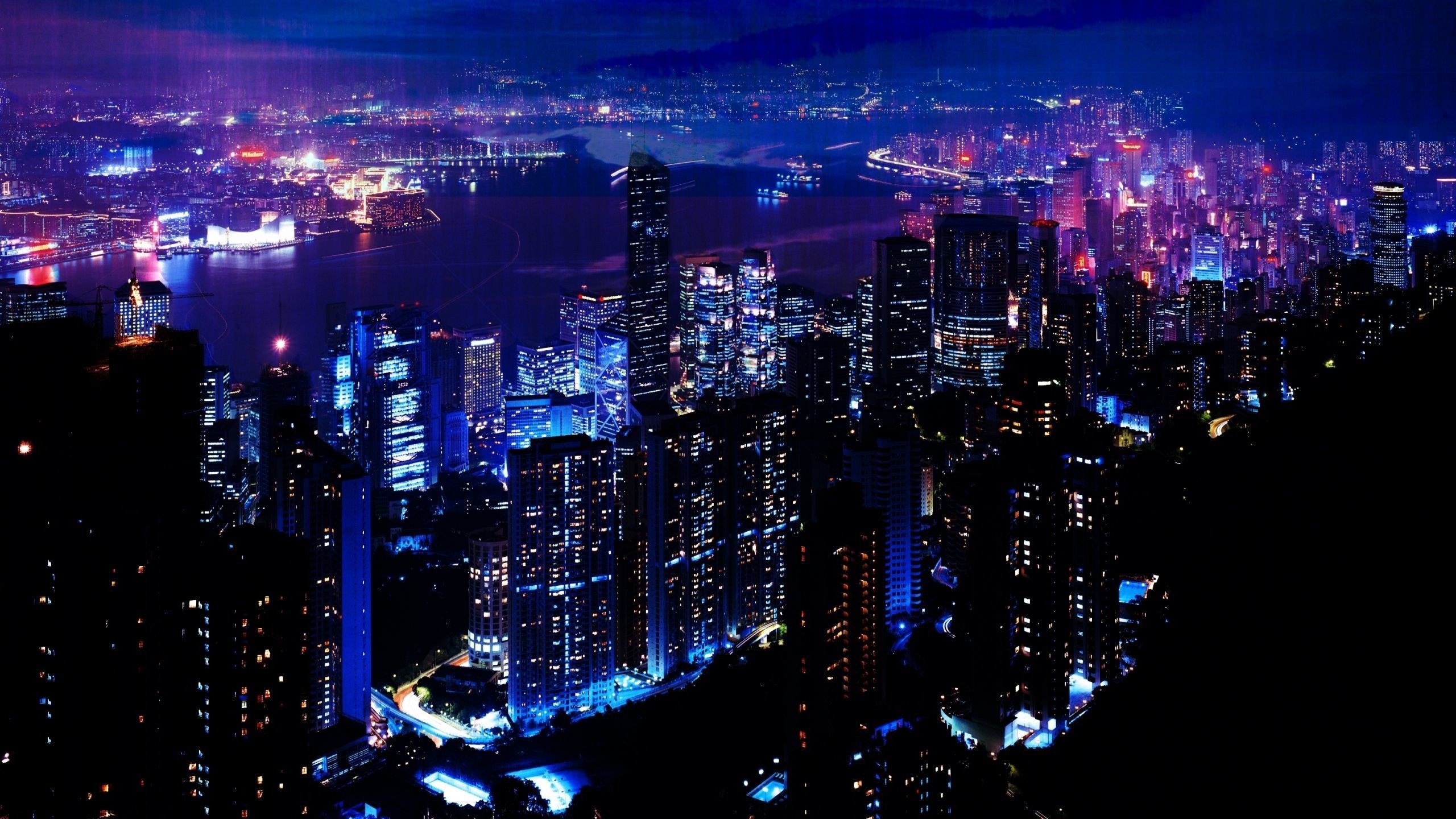 2560x1440 Night City Wallpaper Free Night City Background, Desktop