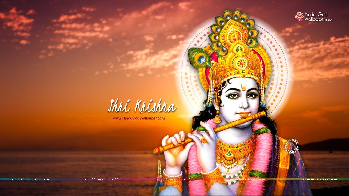 1370x770 Shri Krishna HD Wallpaper for Desktop Free Download, Desktop