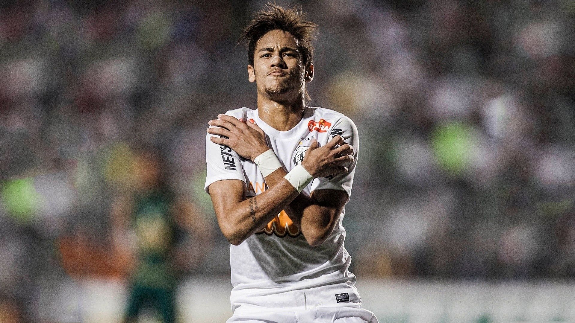 1920x1080 Neymar Goal Celebration Wallpaper In Santos Data Santos Wallpaper 4k, Desktop