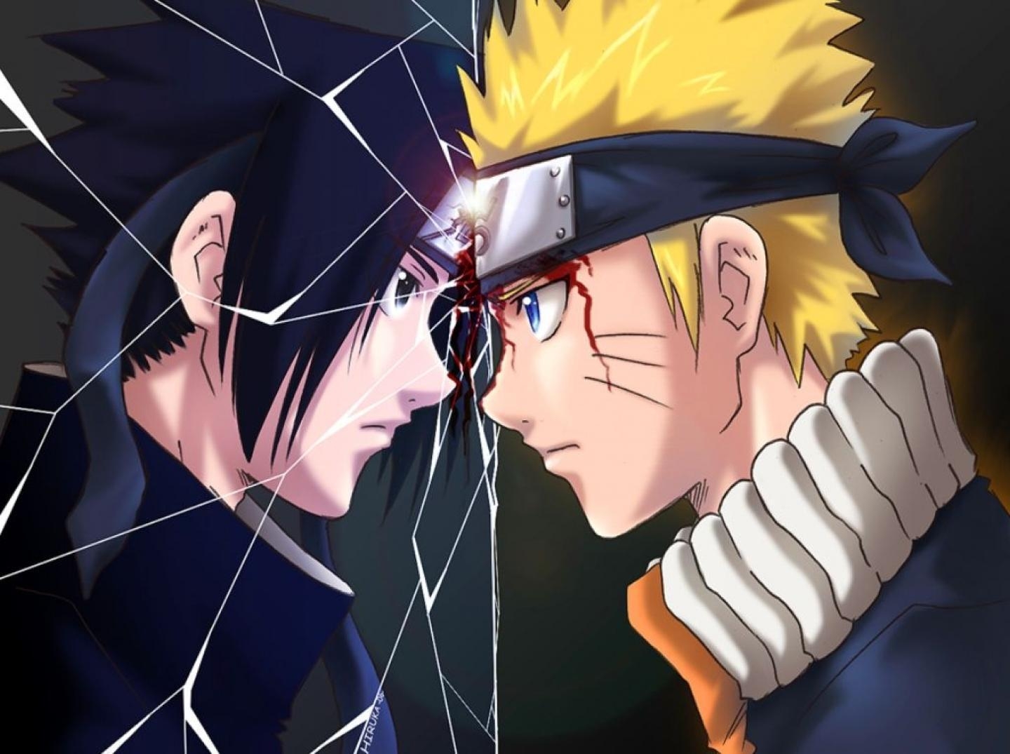 1440x1080 Naruto Vs Sasuke mirror Wallpaper. Wallpaper Naruto, Desktop