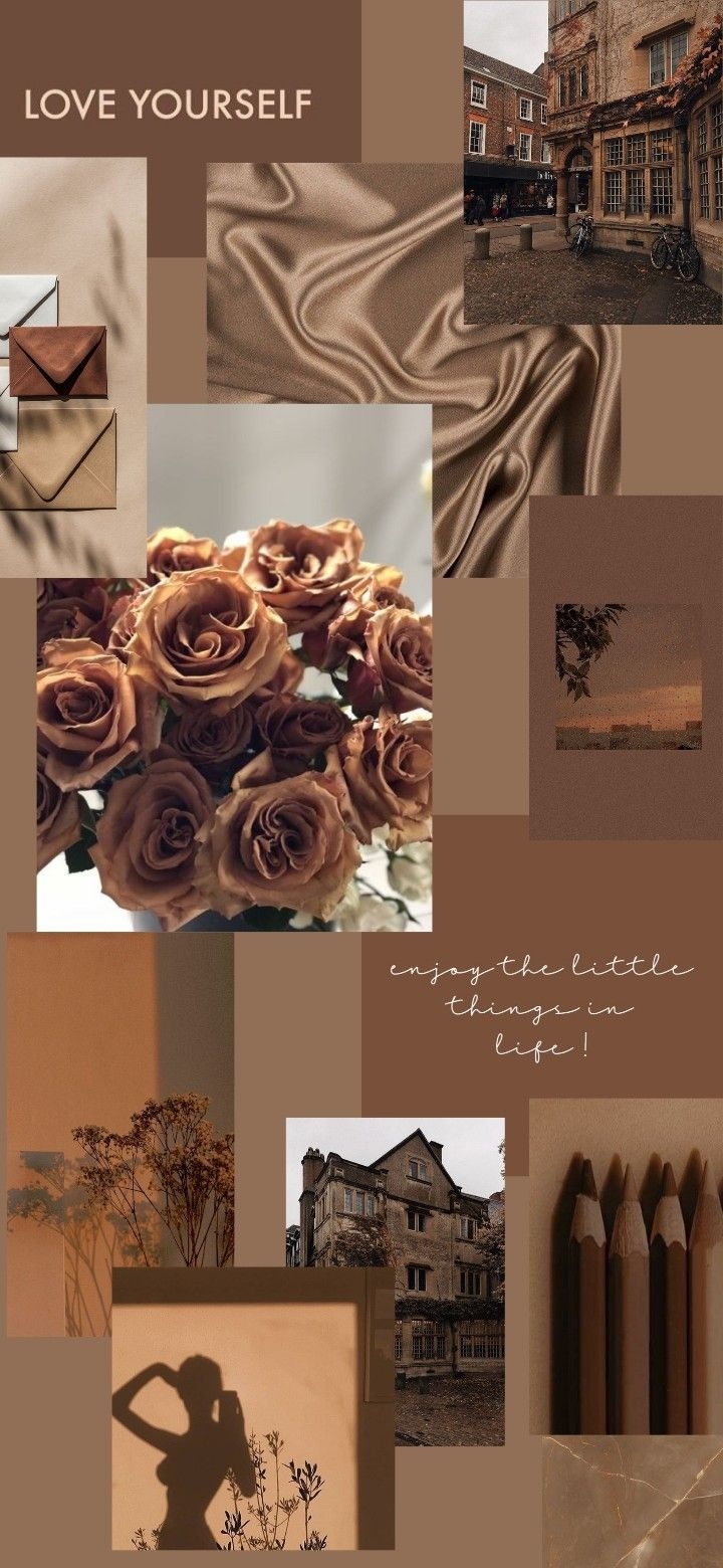 720x1560 Brown Aesthetic Wallpaper, Phone