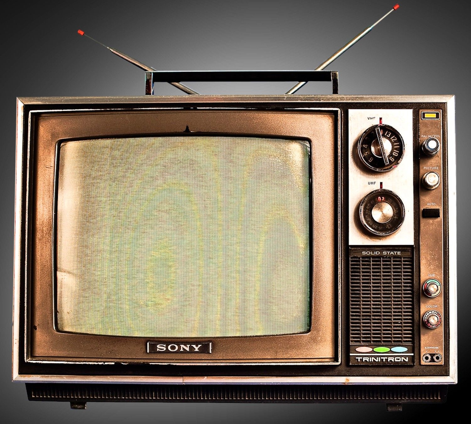 1500x1350 Wallpaper, Sony, vintage, TV, eye, screen, multimedia, television set, Desktop