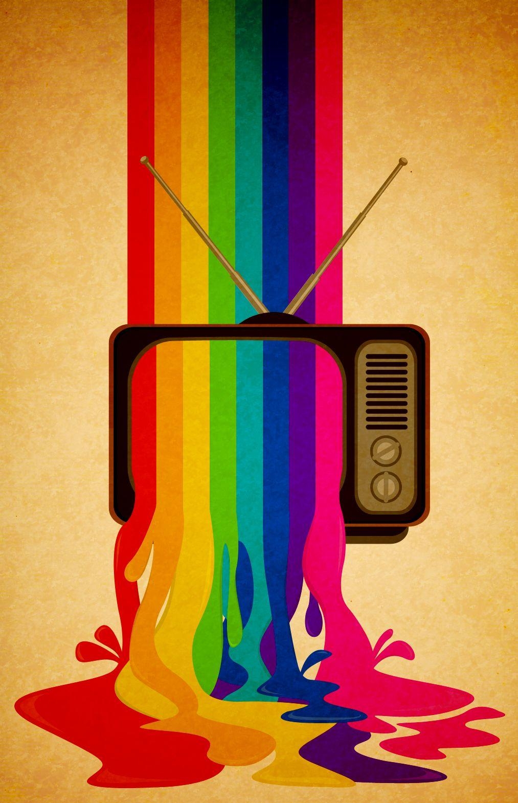 1020x1570 TV Color Bars Drip. iPhone wallpaper, Cute wallpaper, Color, Phone