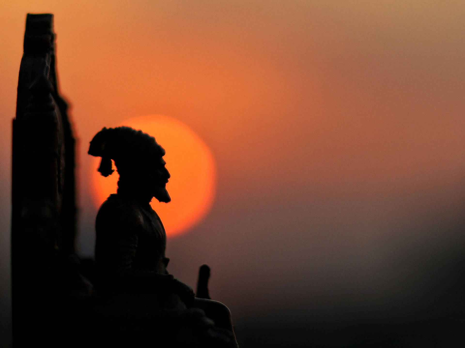 1920x1440 Download Chhatrapati Shivaji Maharaj Silhouette Wallpaper, Desktop