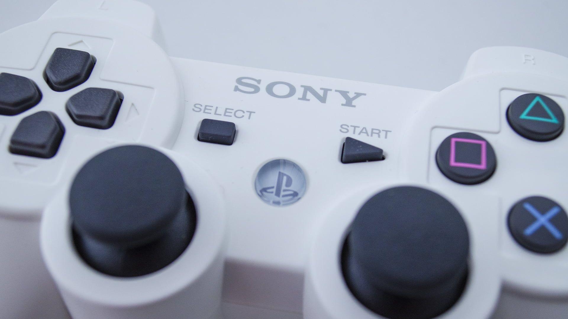 1920x1080 White Sony PS3 controller, PlayStation, PlayStation controllers, Desktop