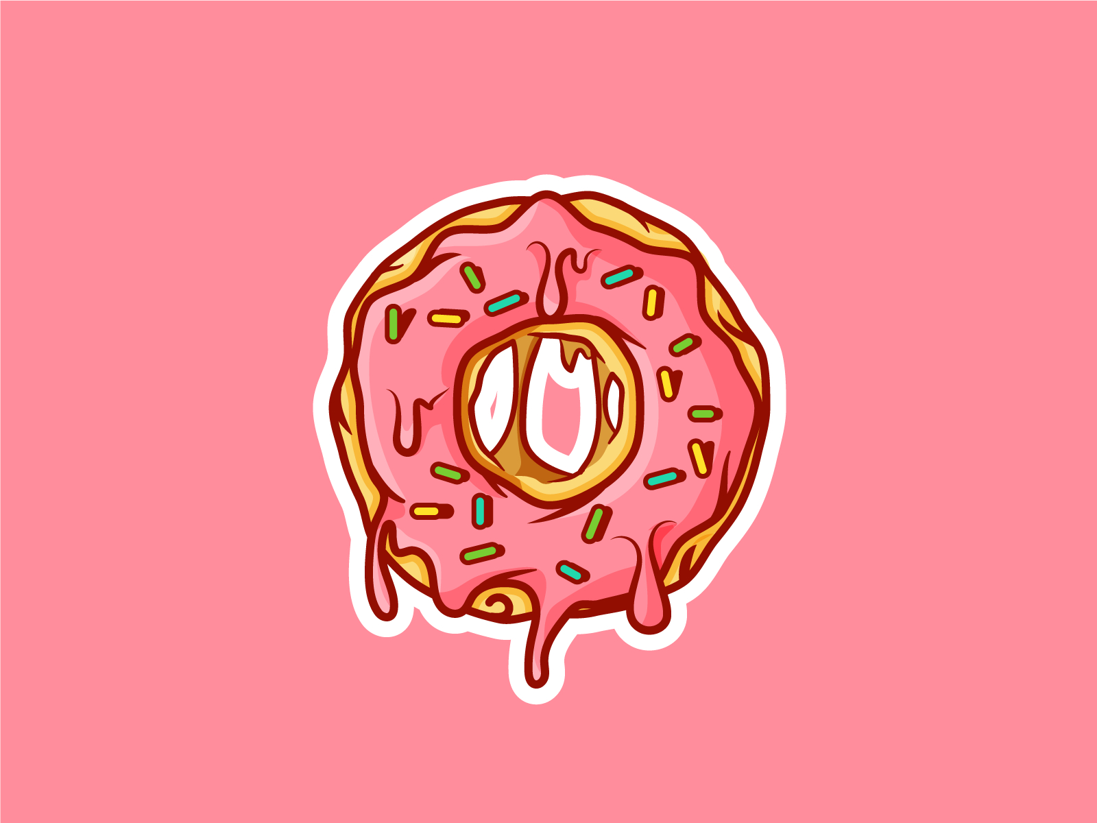 1600x1200 Donut Drip Wallpaper Free Donut Drip Background, Desktop