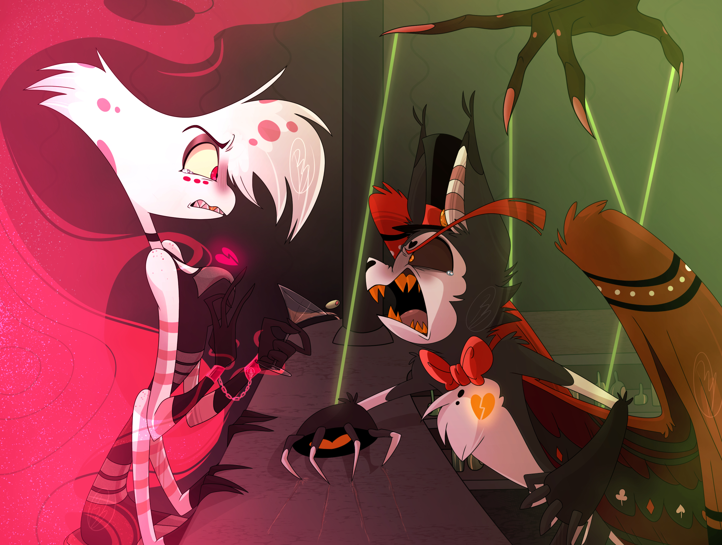 2460x1860 Angel Dust (Hazbin Hotel) Wallpaper, Desktop