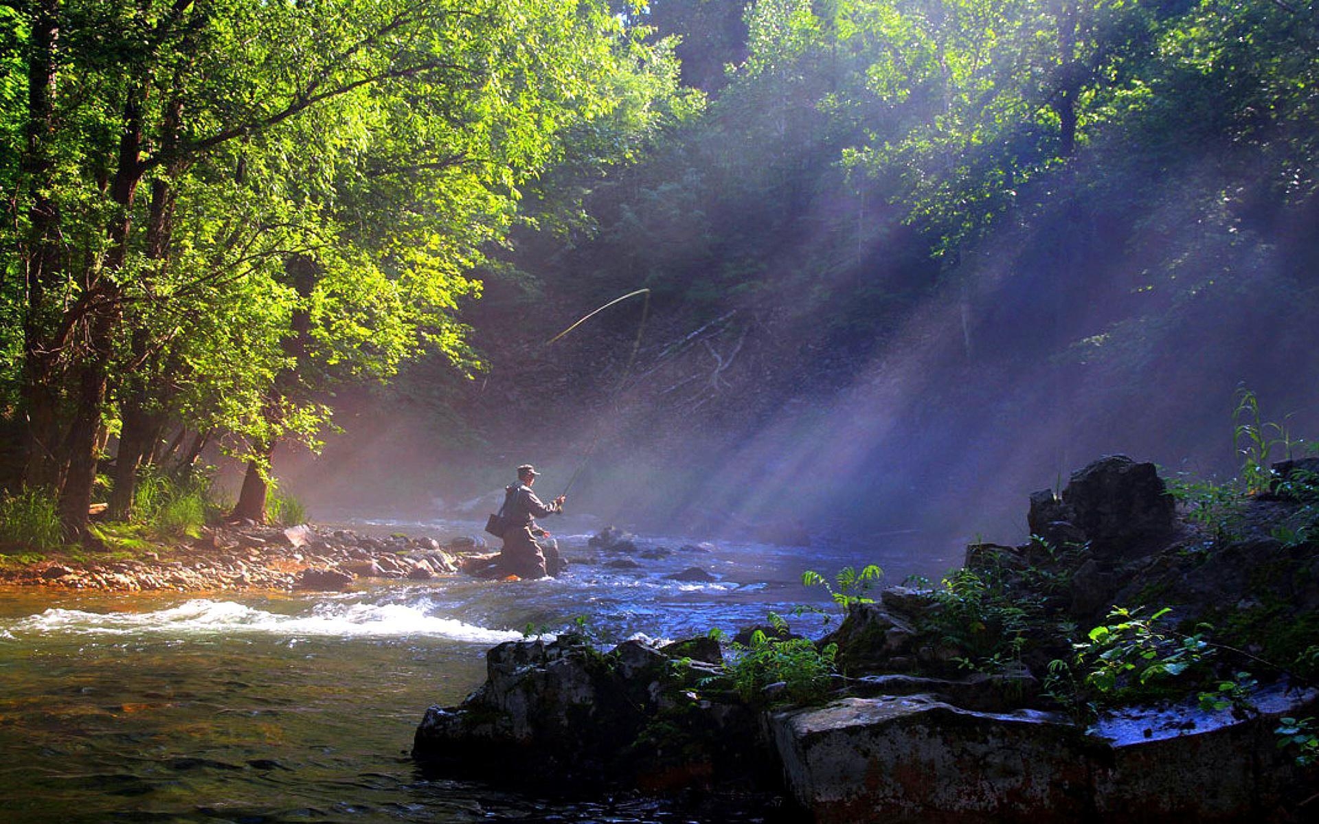 1920x1200 Fishing in Bhutan, Desktop