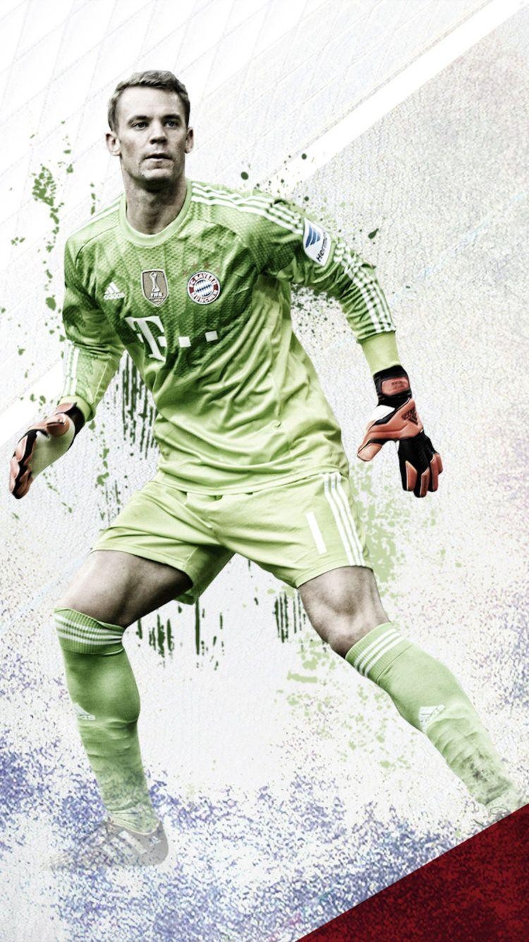 750x1340 Manuel Neuer Bayern Munich iPhone Wallpaper, Phone