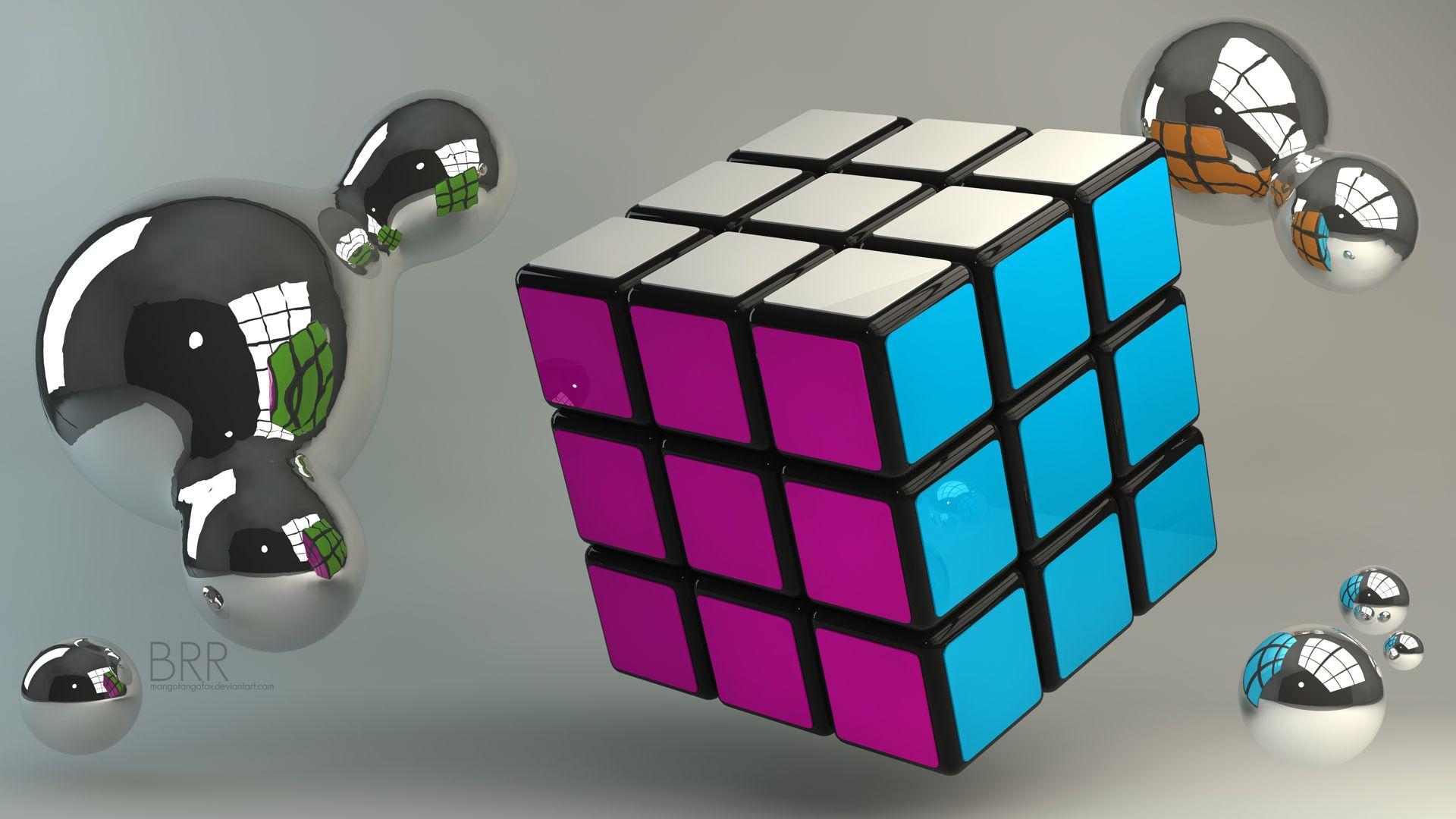 1920x1080 3D Rubik's Cube Wallpaper. SpeedSolving Puzzles Community, Desktop