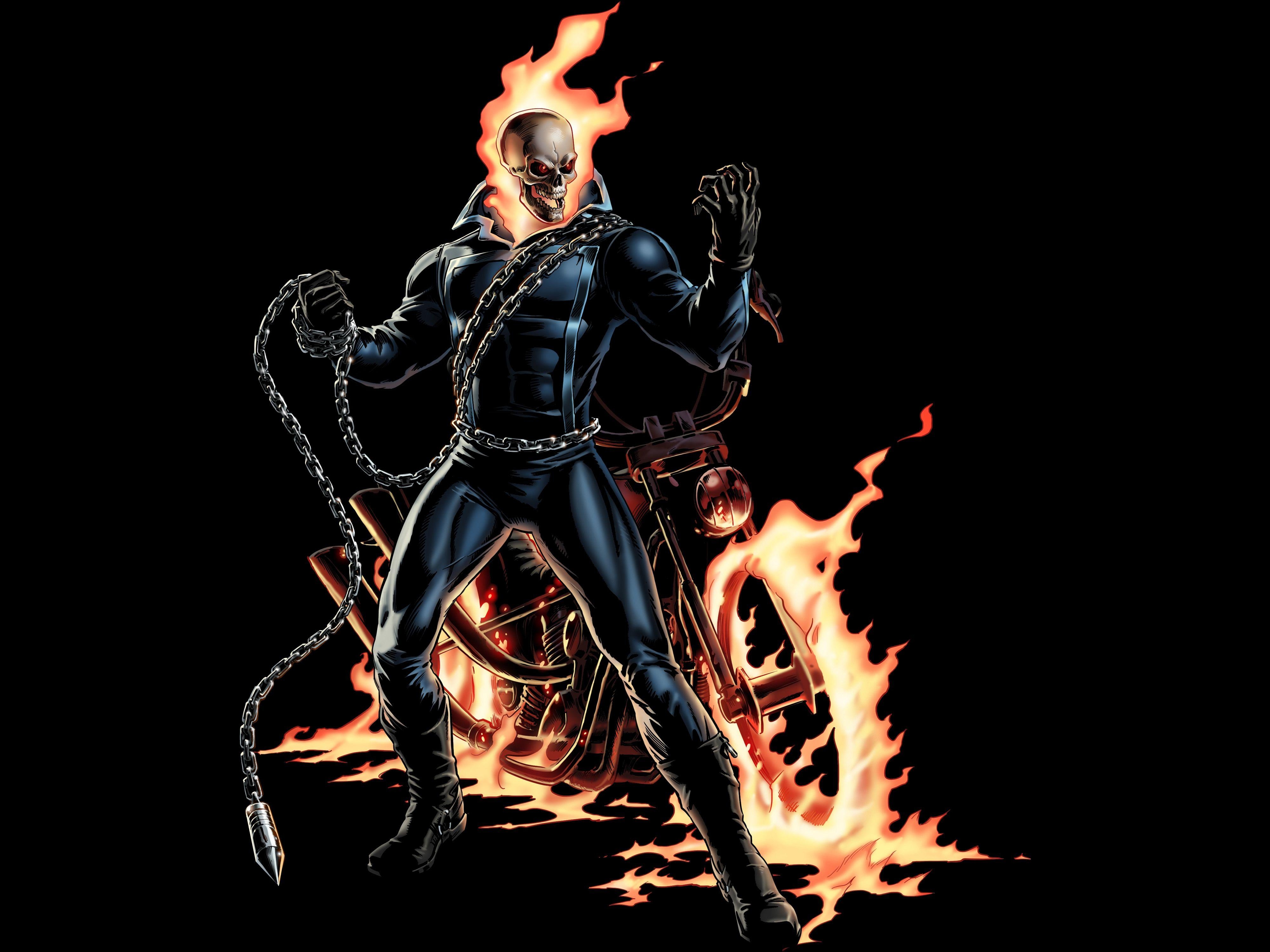 4000x3000 4K Ultra HD Ghost Rider Wallpaper and Background Image, Desktop