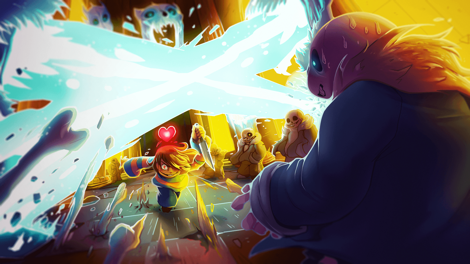 1920x1080 Undertale Wallpaper boss battles of genocide, neutral, Desktop