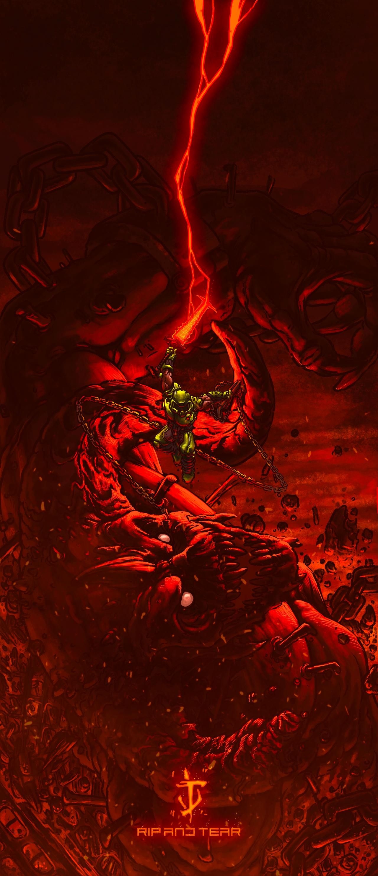 1280x2970 Doom Slayer Mobile Wallpaper Free Doom Slayer Mobile Background, Phone