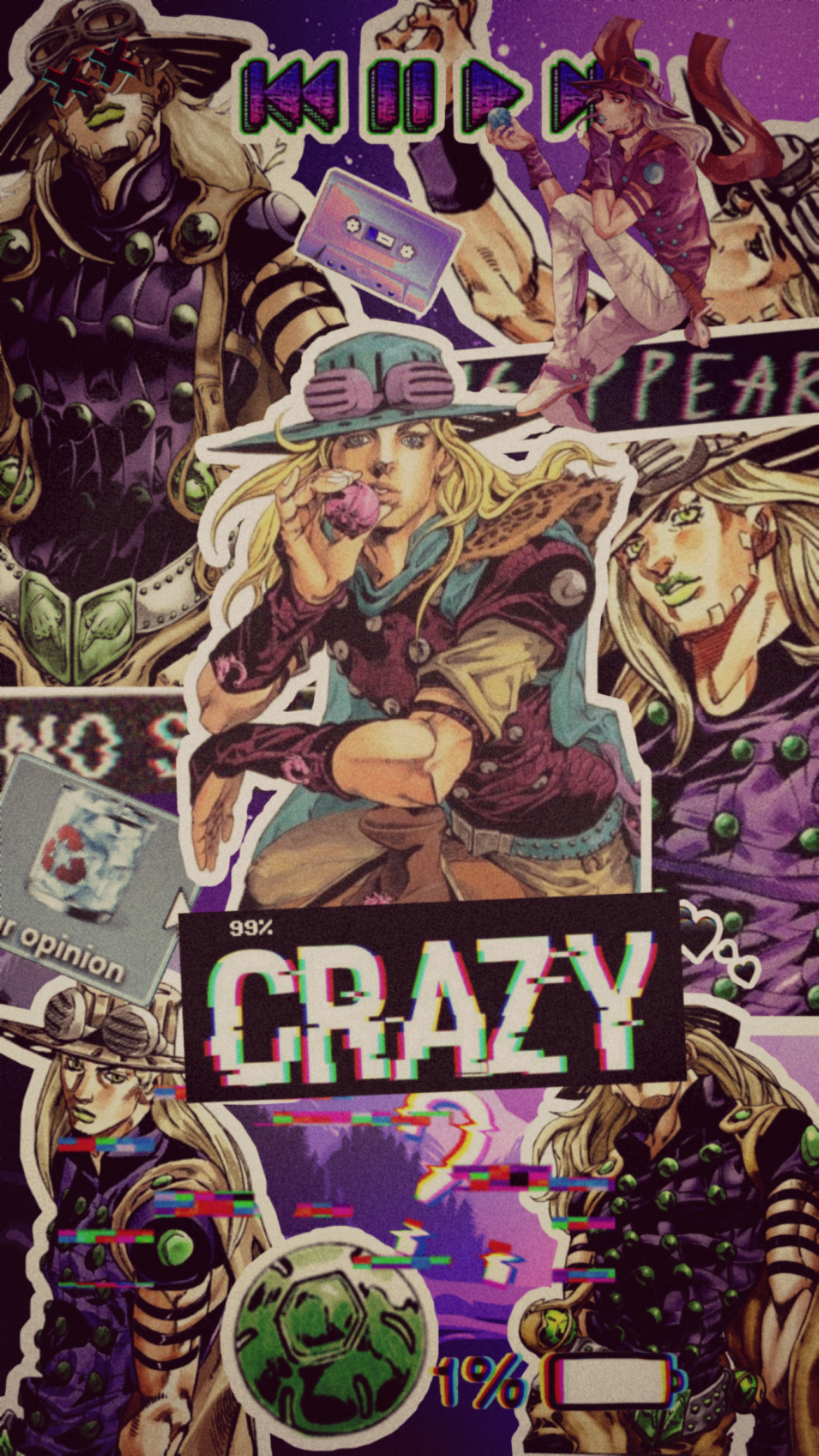 1290x2290 Wallpaper Gyro Zeppeli, Phone