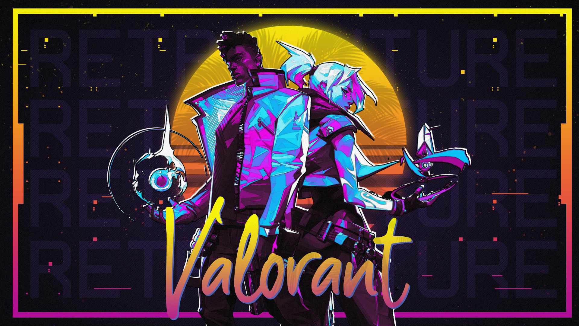 1920x1080 Retro Valorant Wallpaper, Desktop