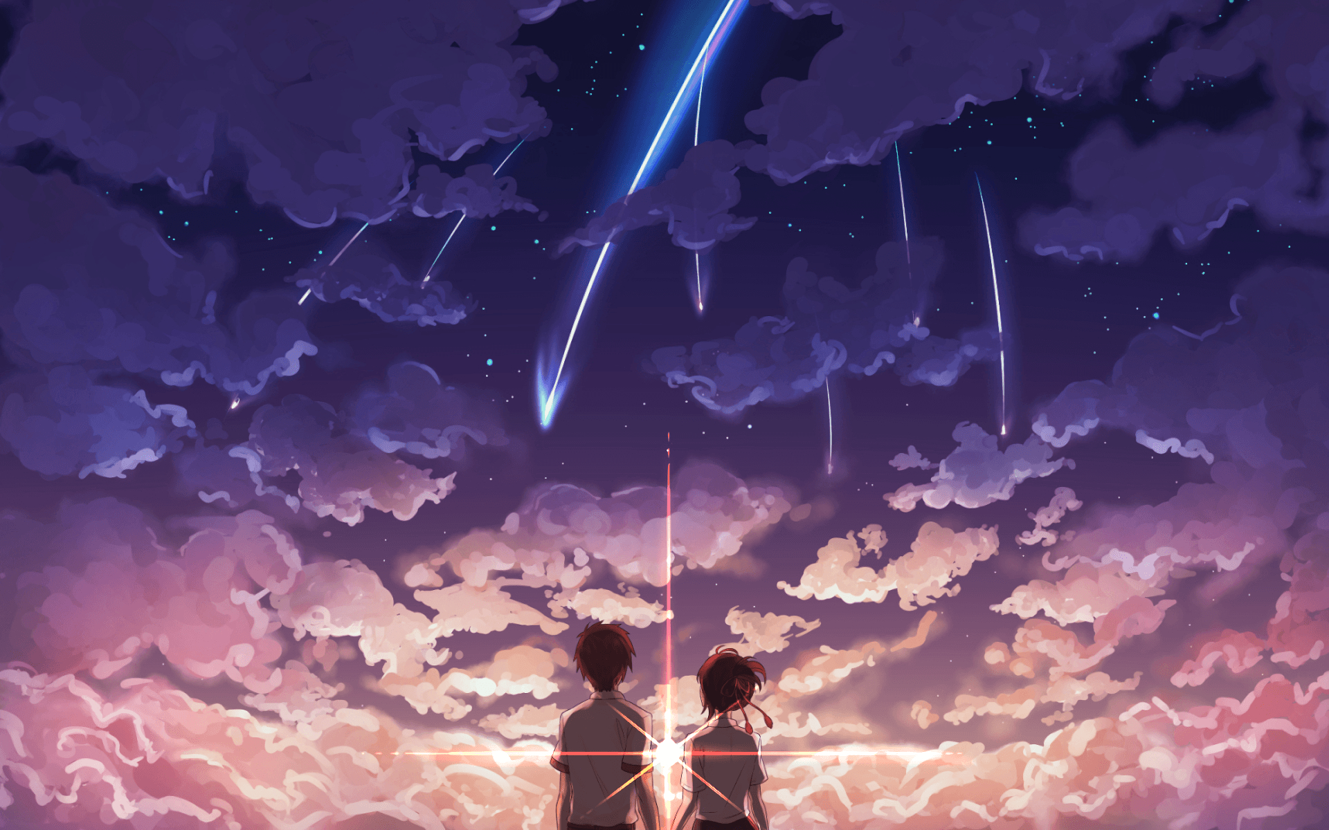 1920x1200 Anime Your Name. Mitsuha Miyamizu Taki Tachibana Kimi No Na Wa, Desktop