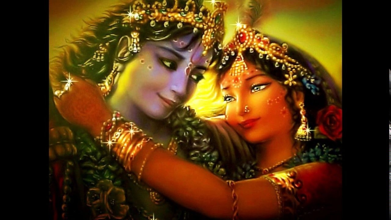 1280x720 Beautiful #RadhaKrishna picture for #GoodMorning Videos, Desktop