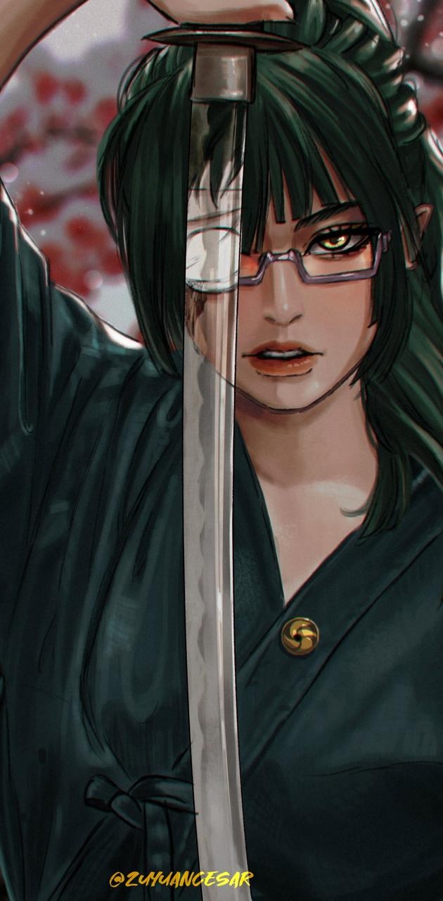 630x1280 Maki Zenin wallpaper, Phone