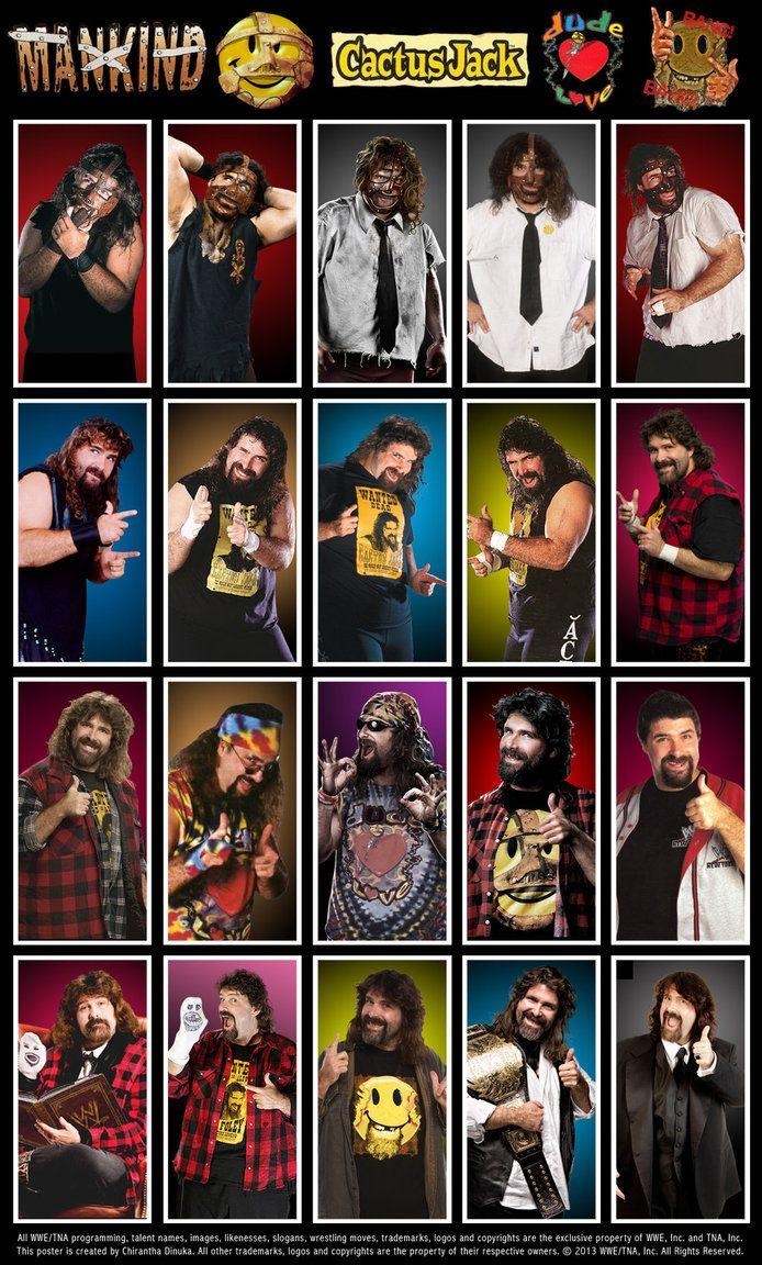 700x1160 Mick Foley Poster, Phone