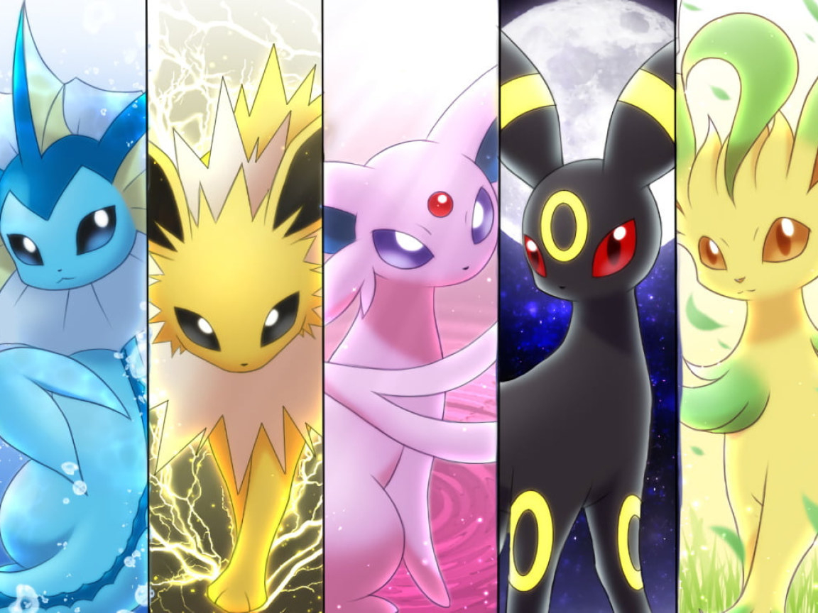 1160x870 Wallpaper Pokemon Character Collage, Pokémon, Eevee Pokémon • Wallpaper For You HD Wallpaper For Desktop & Mobile, Desktop