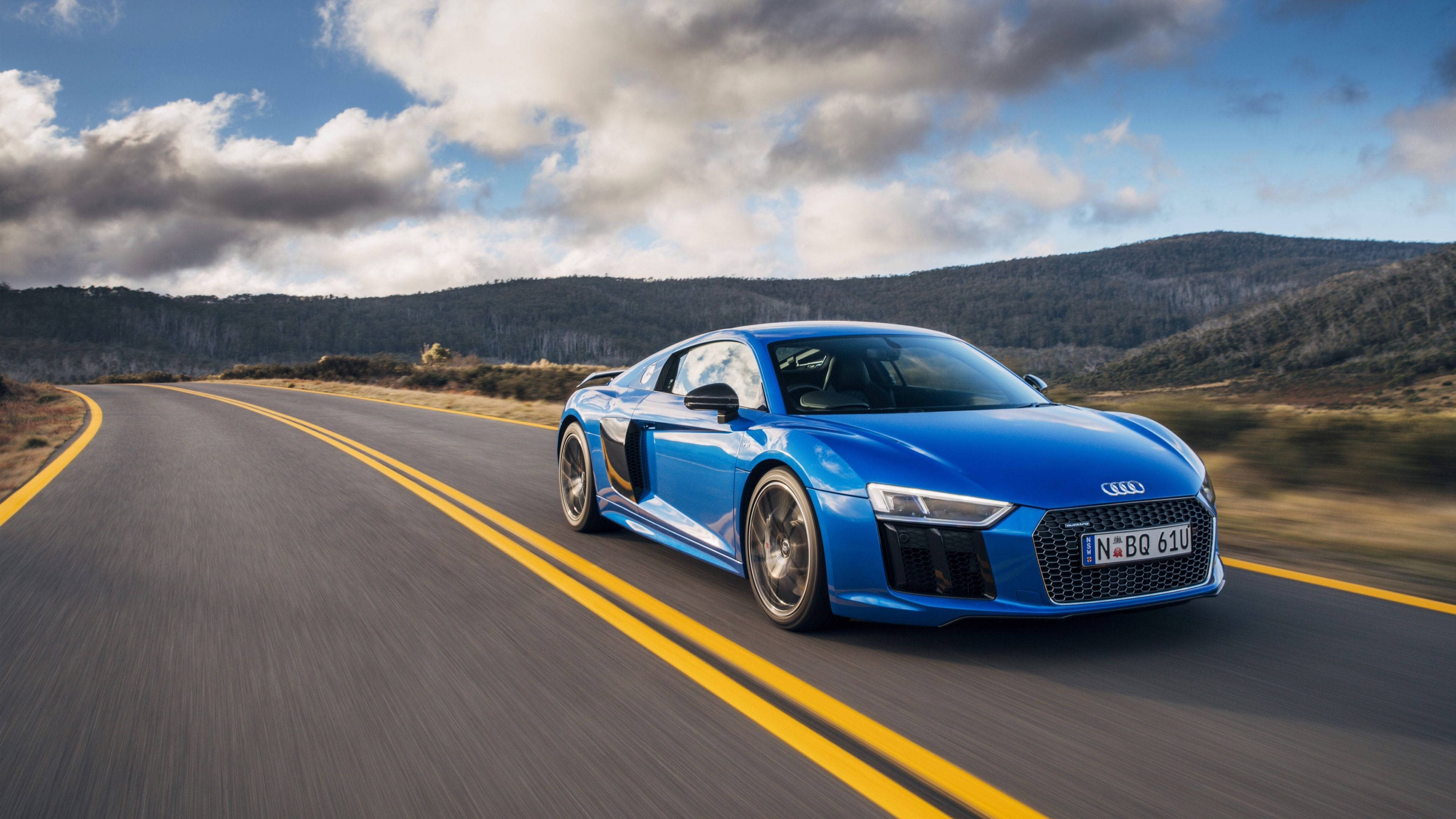 3840x2160 Download Car 4k Blue Audi R8 Wallpaper, Desktop