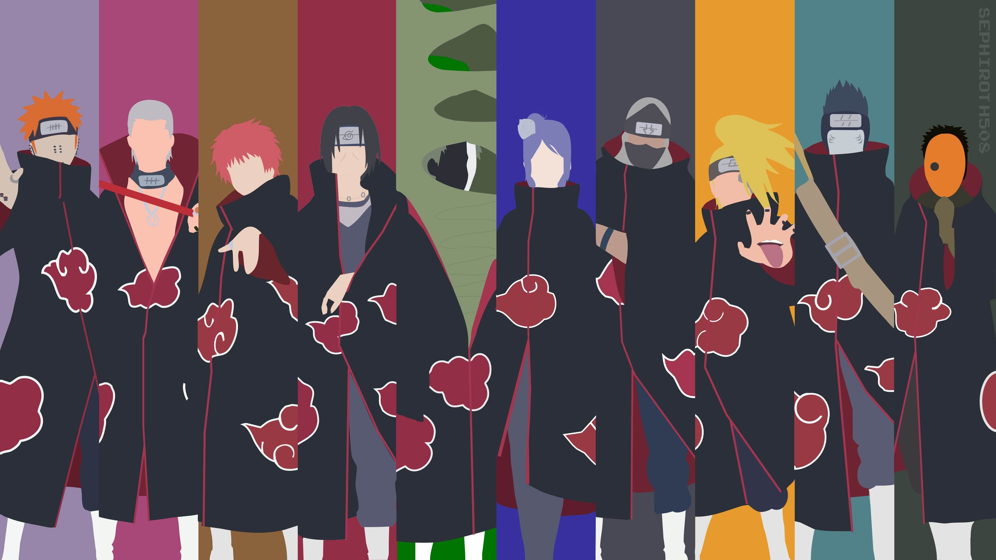 3840x2160 Wallpaper of Anime, Naruto, Akatsuki background & HD image, Desktop