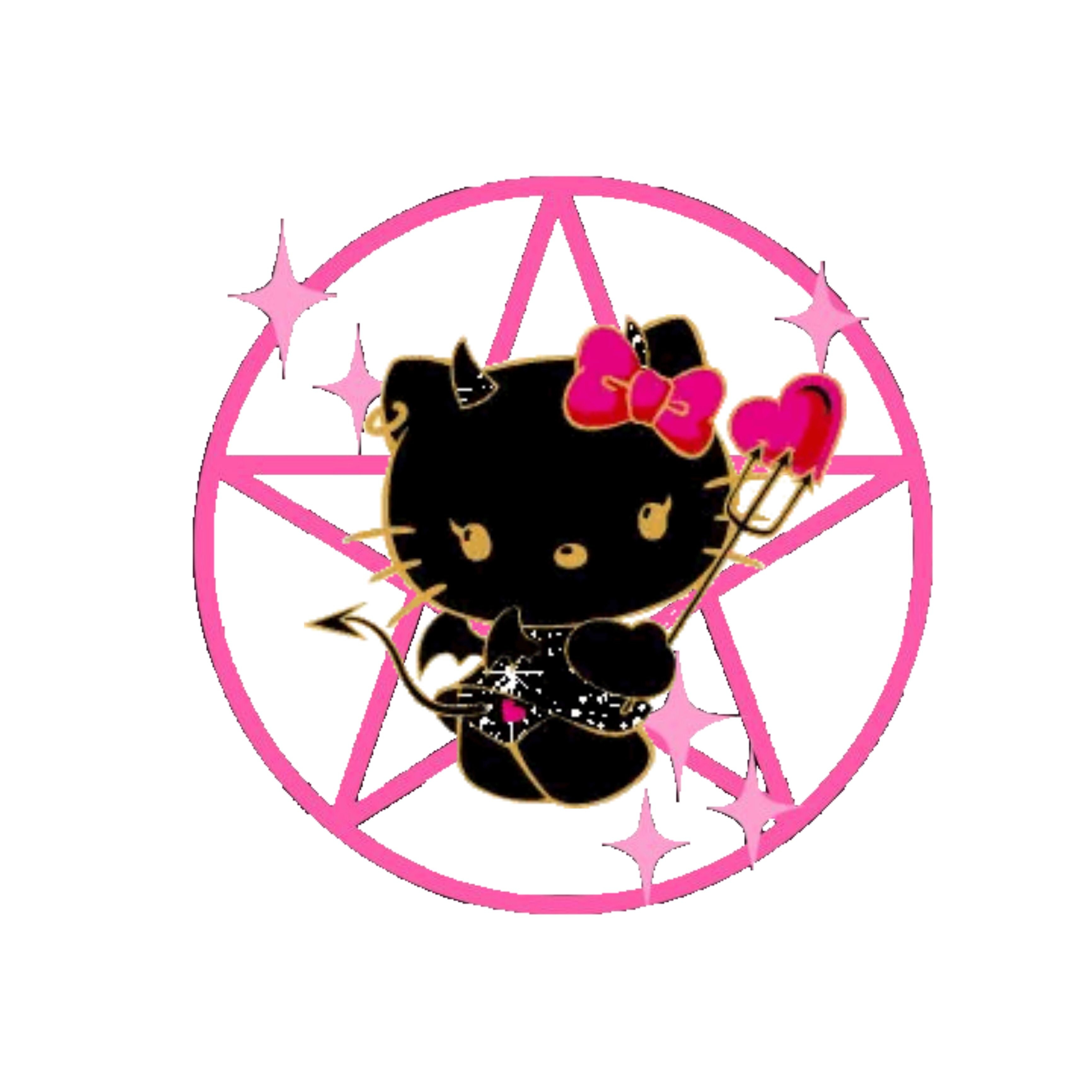 3470x3470 Devil Hello Kitty Wallpaper Free Devil Hello Kitty Background, Phone