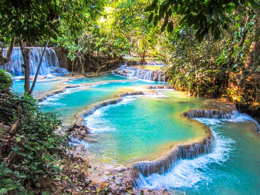 1030x770 Kuang Si Falls in Luang Prabang, Laos, Desktop