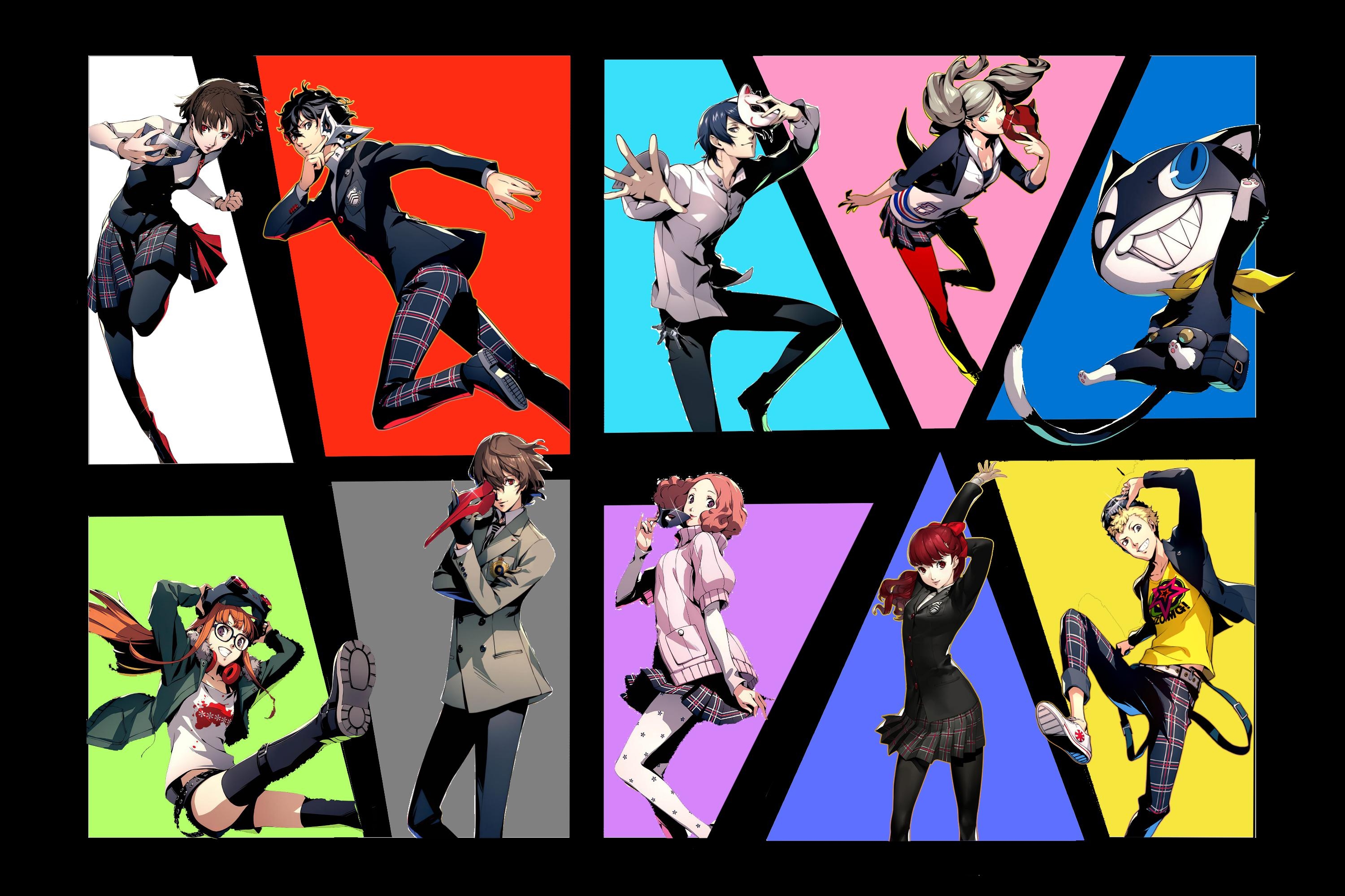 3000x2000 Phantom Thieves wallpaper using their P5R Renders, Desktop