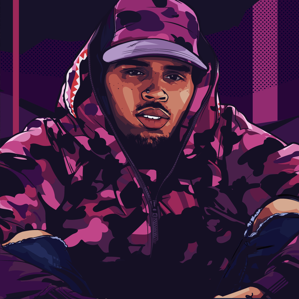 1140x1140 Chris Brown Wallpaper Free Chris Brown Background, Phone