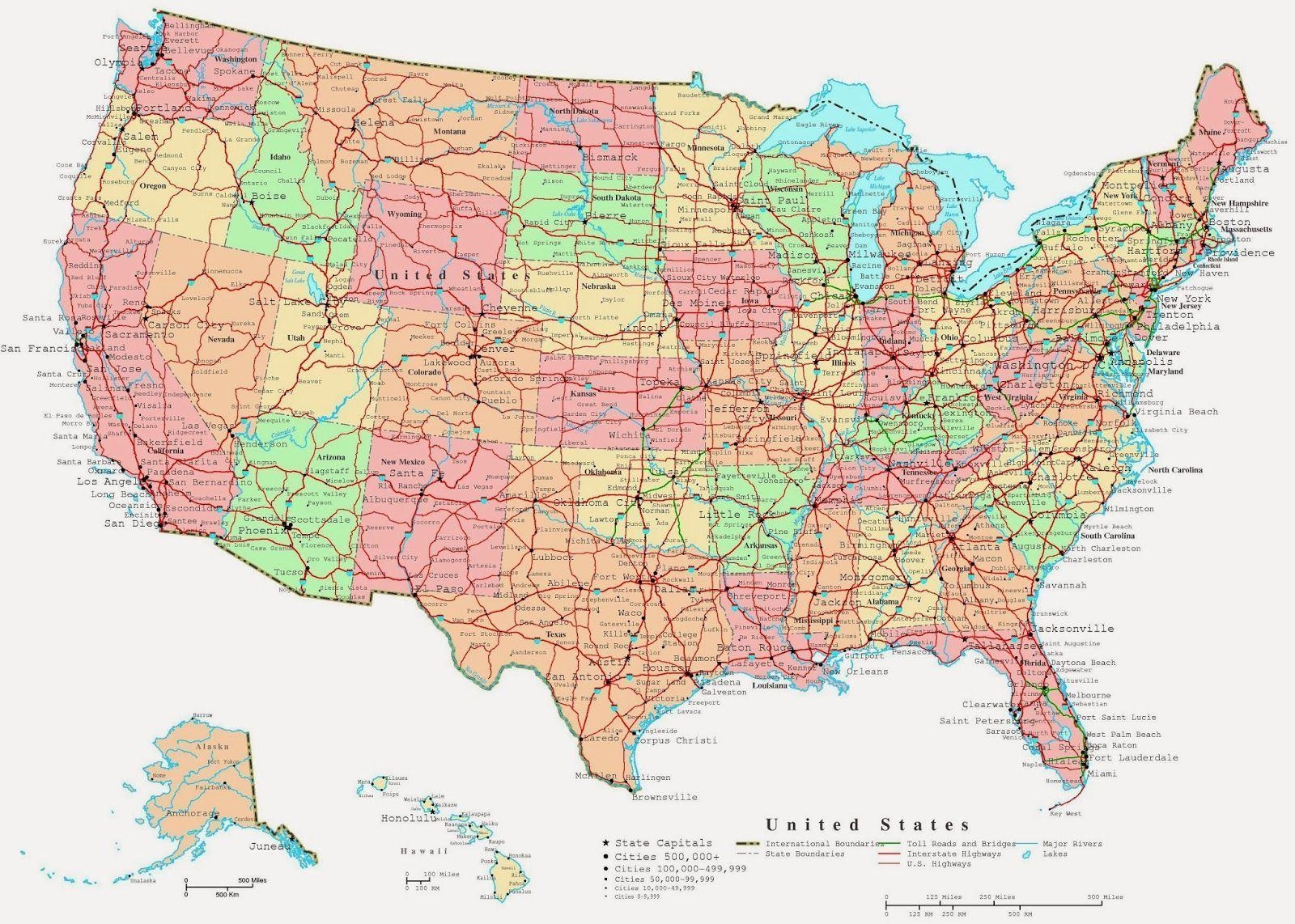 1600x1150 USA map wallpaper. HD WALLPAPERS. United states map, Usa road map, Printable maps, Desktop