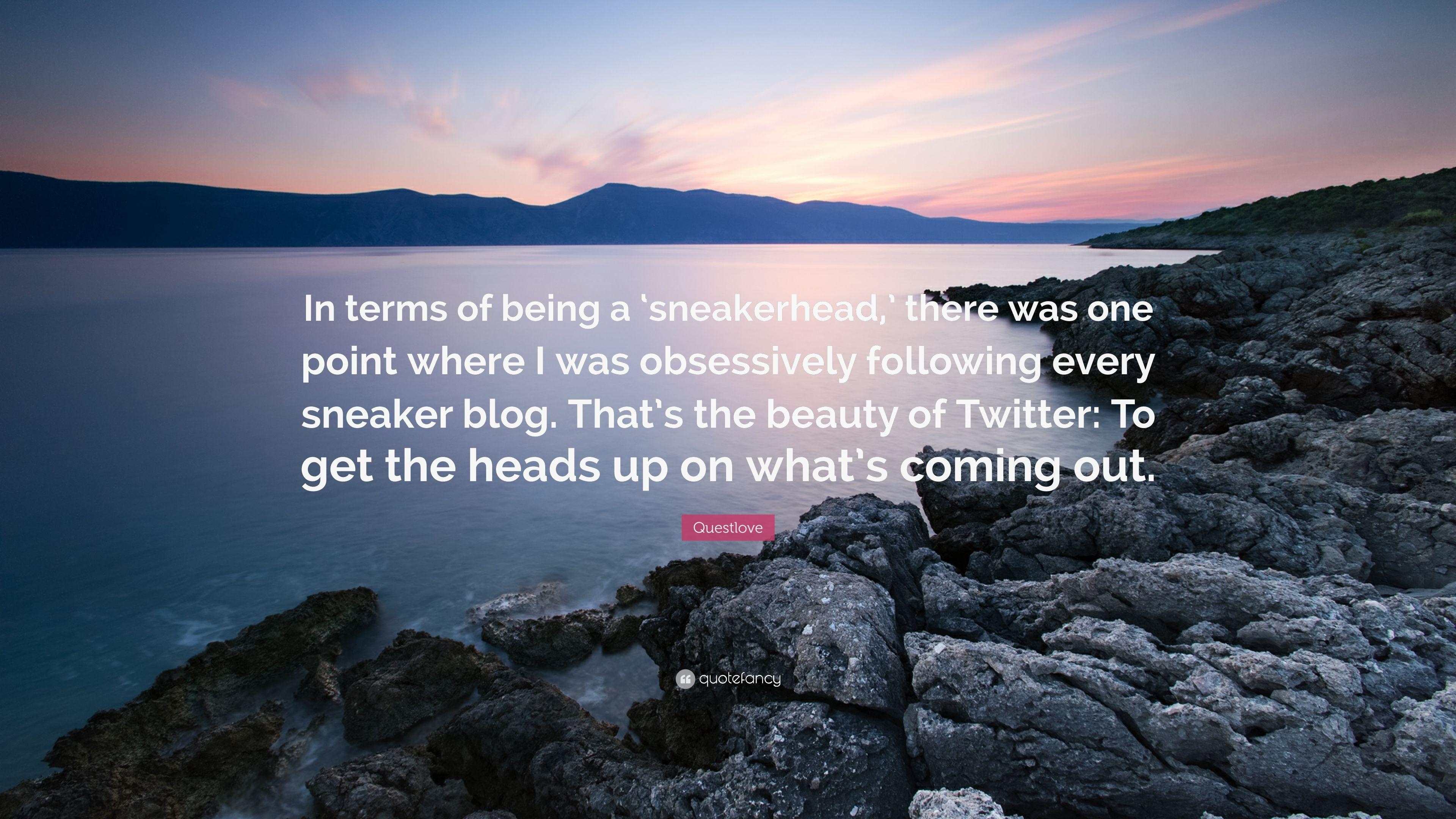 3840x2160 Questlove Quote: “In terms of being a 'sneakerhead, ' there was one, Desktop