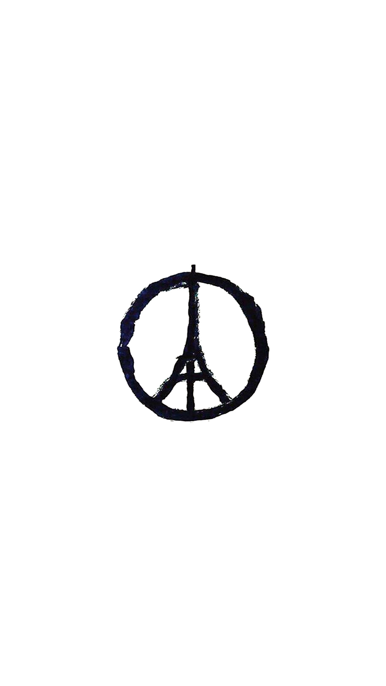 1250x2210 Pray For Paris Terror Rip, Phone