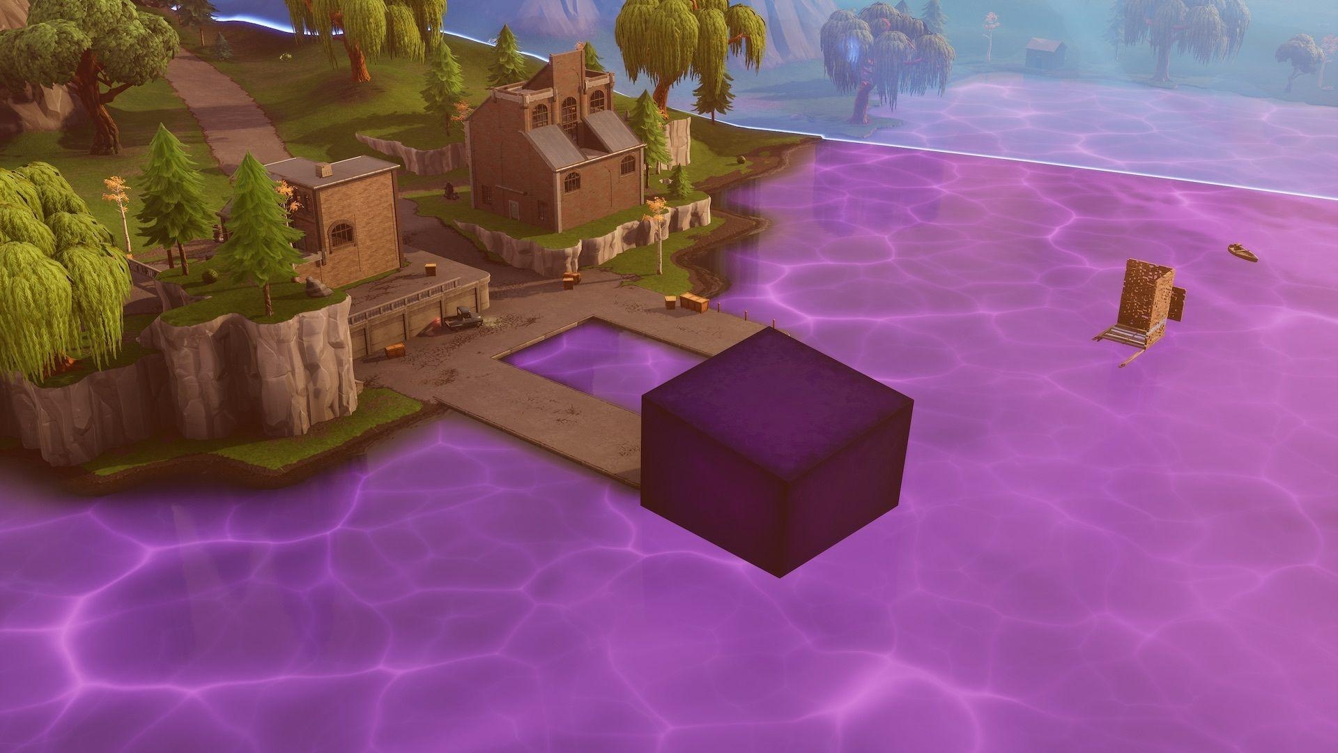 1920x1080 The Fortnite Cube Is Dead, And Loot Lake Has Turned Purple And, Desktop