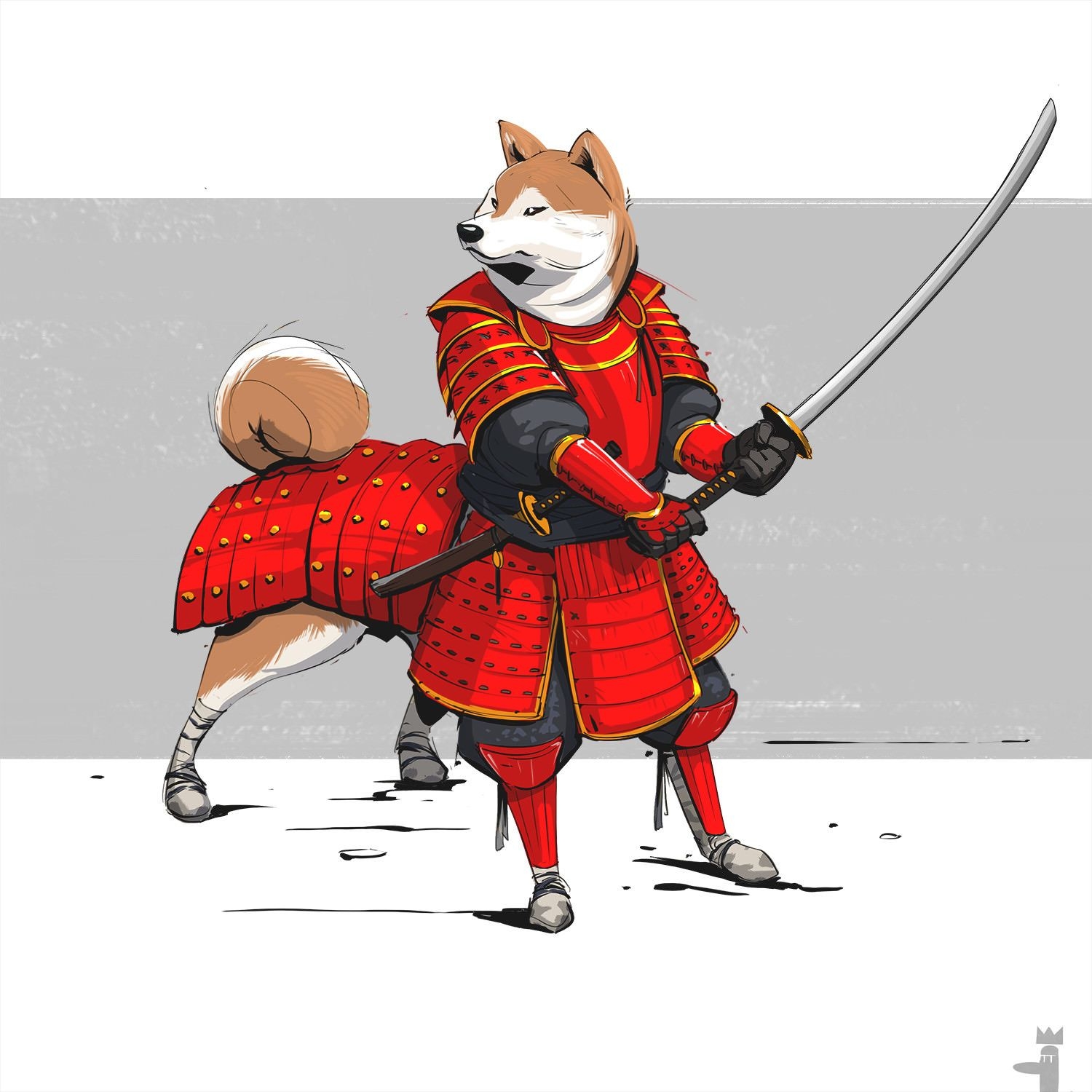 1500x1500 samurai doge, Phone