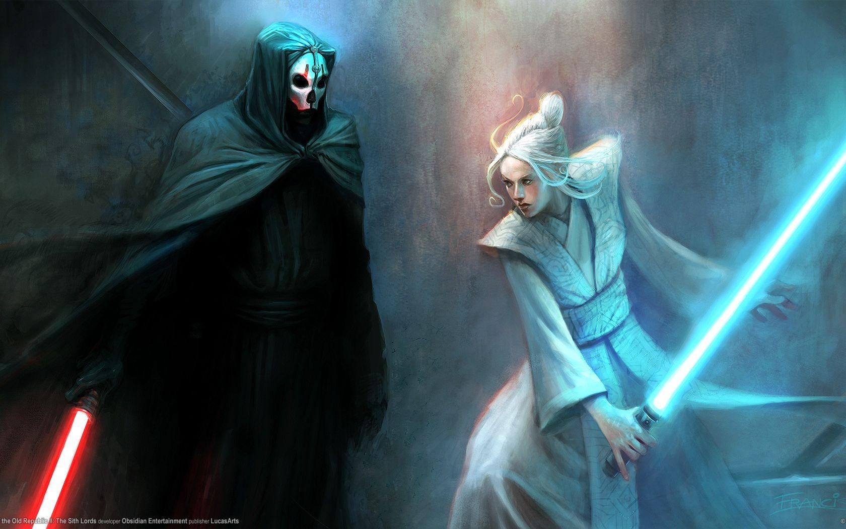 1680x1050 Star Wars, Jedi, Knights of the Old Republic, Darth Nihilus, Atris, Desktop