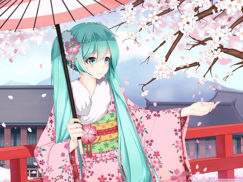 1030x770 Hatsune Miku Sakura HD desktop wallpaper, Widescreen, High, Desktop