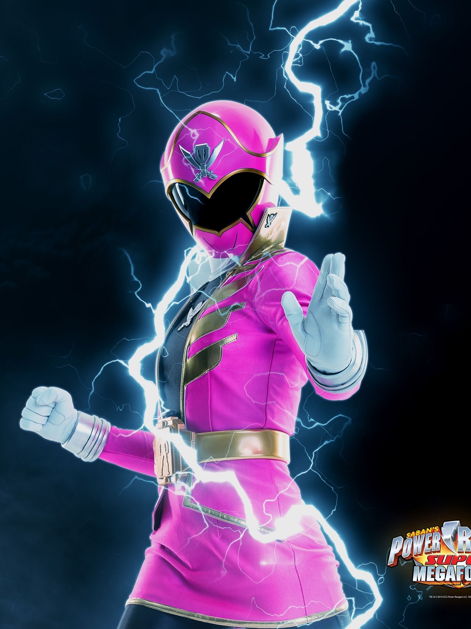 1540x2050 Free download Power Rangers Wallpaper Super Megaforce Pink Fun, Phone