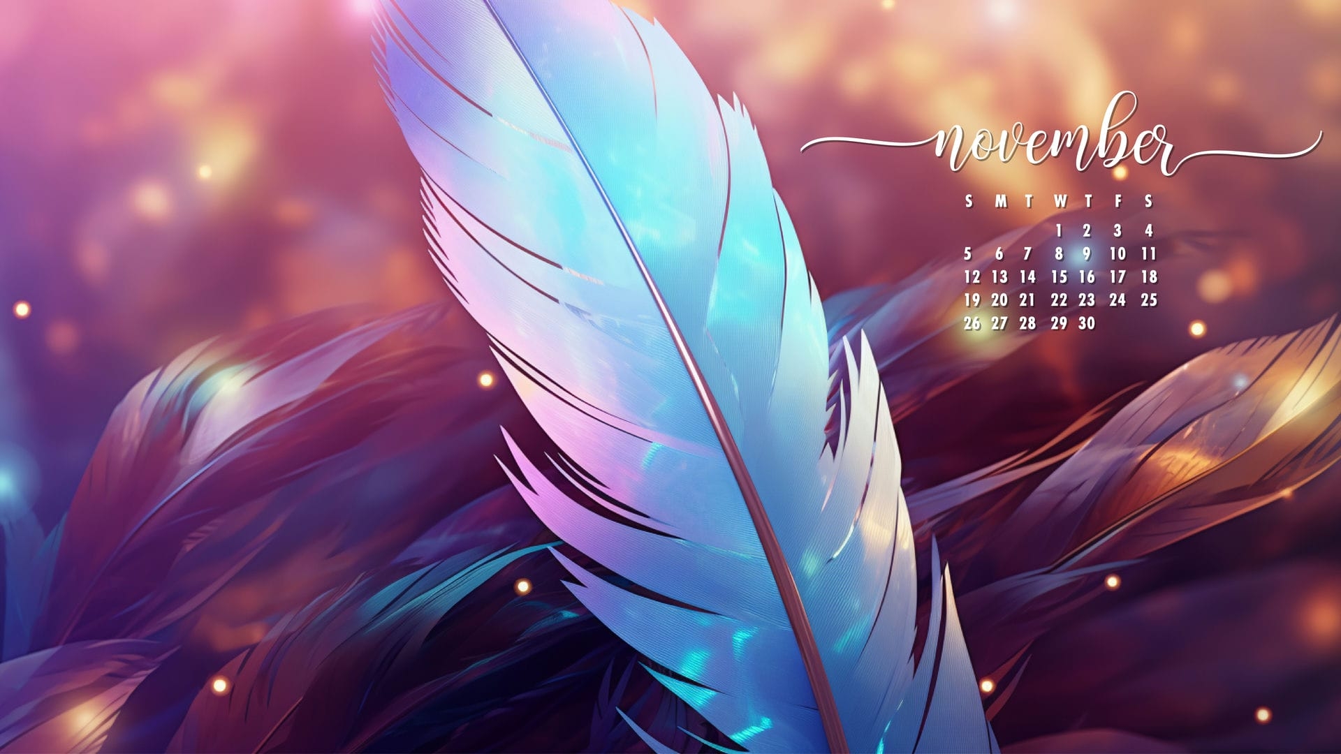 1920x1080 November Calendar Wallpaper Best Desktop & Phone Background, Desktop