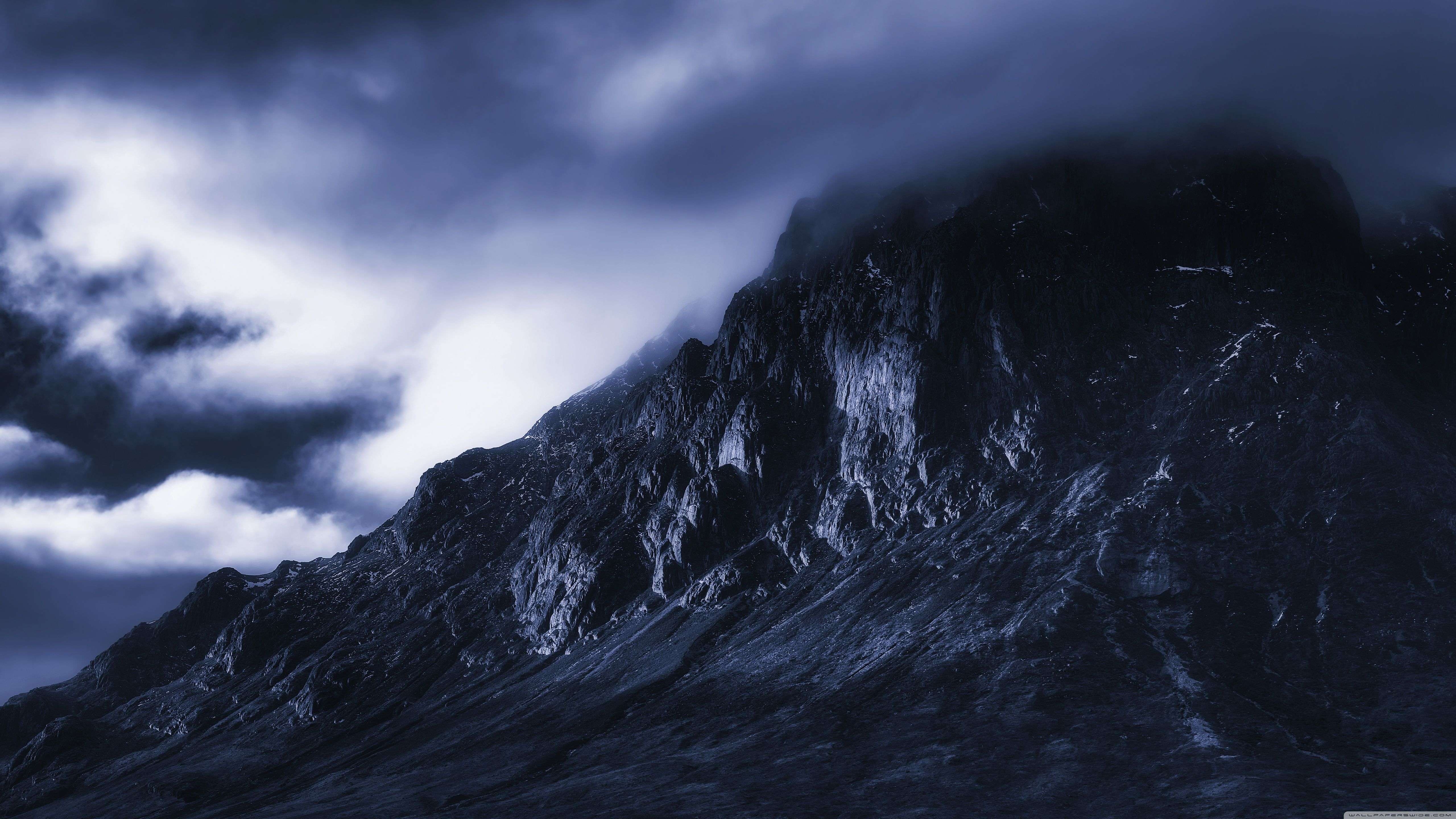 5120x2880 Dark Mountain Wallpaper 4k, Desktop