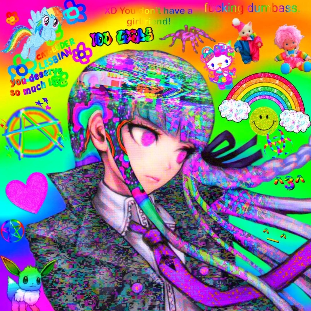 1080x1080 scenecore kyoko kirigiri !. Dark anime guys, Scary art, Cute icons, Phone