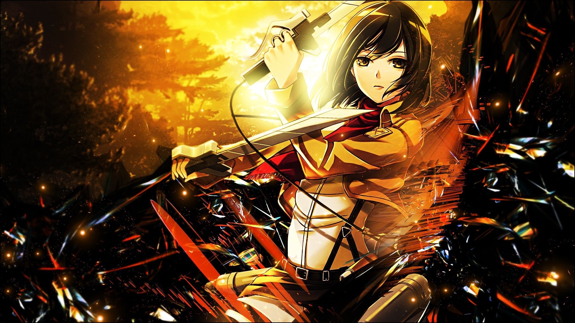 1920x1080 Mikasa Ackerman Desktop, Desktop