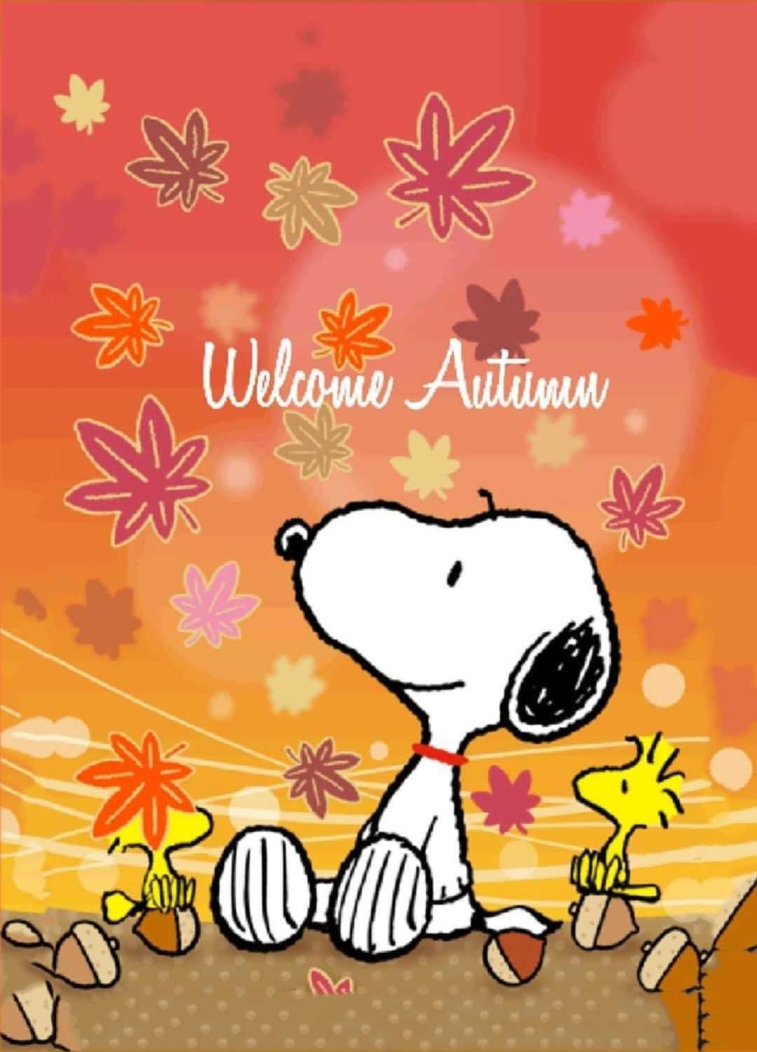 1080x1500 Snoopy Fall Wallpaper, Phone