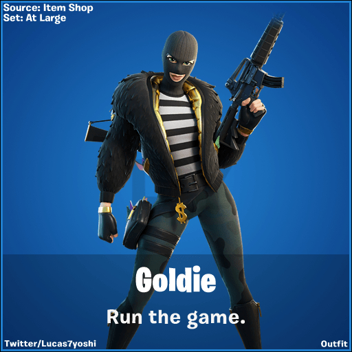 520x520 Goldie Fortnite wallpaper, Phone