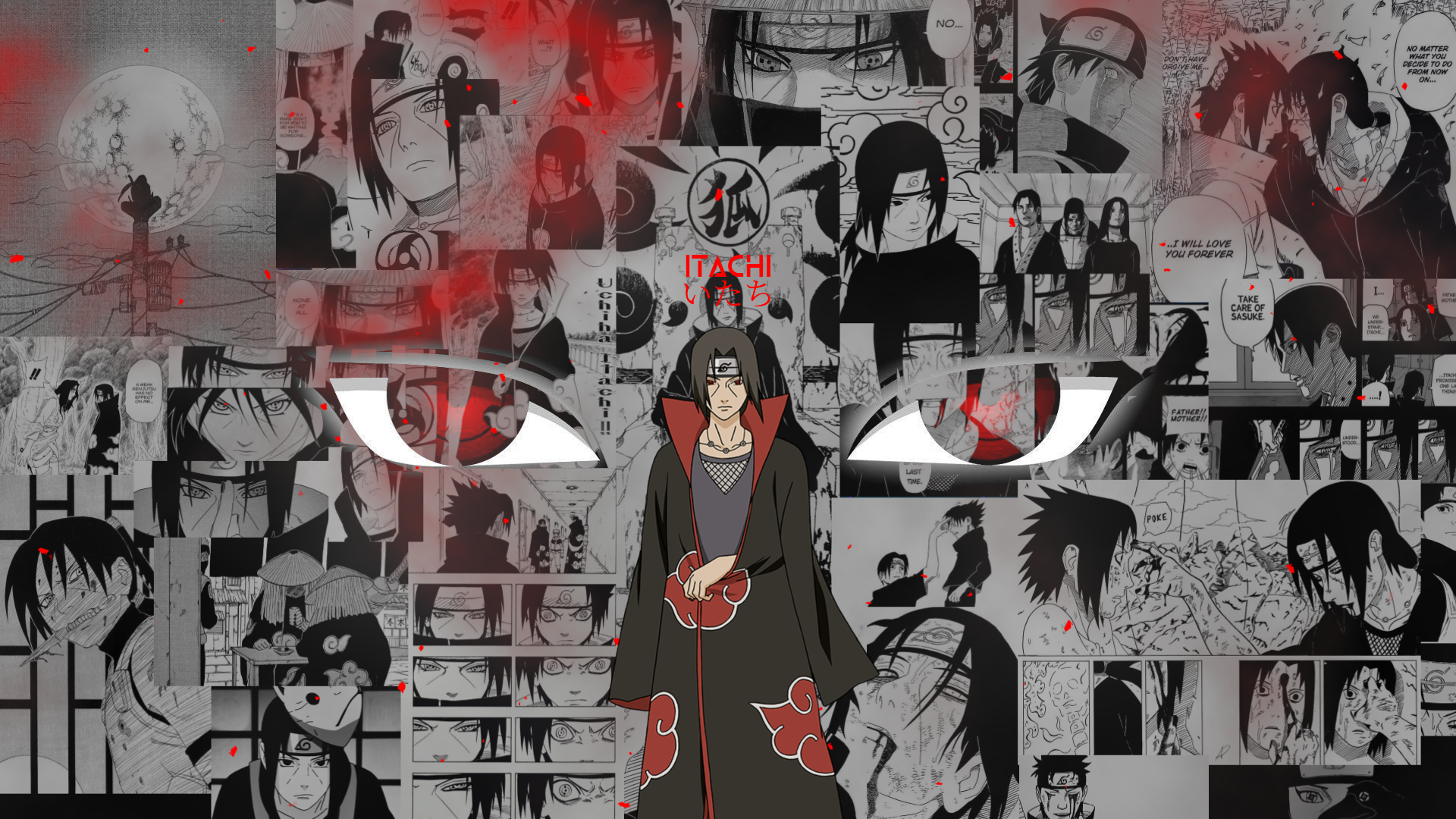 1920x1080 Naruto Shippuuden Uchiha Itachi Manga Anime Boys Wallpaper:, Desktop